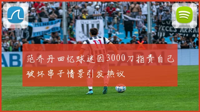 范乔丹回忆球迷因3000刀指责自己破坏串子情景引发热议