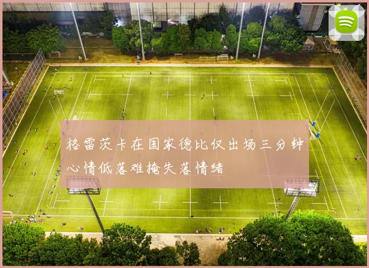 格雷茨卡在国家德比仅出场三分钟心情低落难掩失落情绪